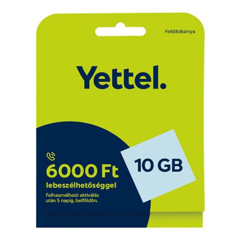 yettel kártyás mobilnet|Yettel Feltöltőkártya Expressz 10 GB mobilnet extra